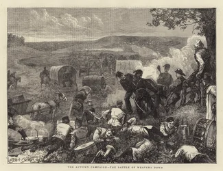 La campagna autunnale, la battaglia di Weaver